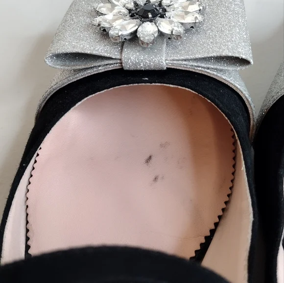 J. Crew Velvet Marina Holiday Jane With Jewels Embellished Flat Loafers Size 8.5 - Picture 13 of 13